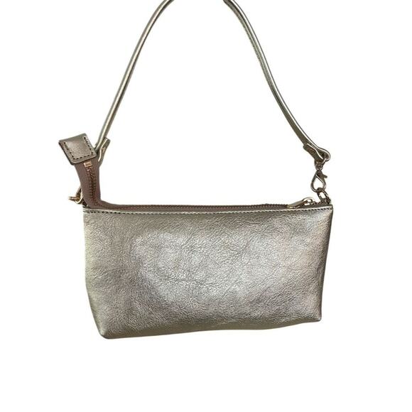 Tokyo Kimono Japanese Silk Leather one of a kind shoulder clutch purse - Picture 3 of 10